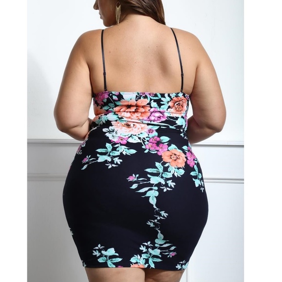 🎉3X HP🎉🌸 🆕 Multi Color Flowered Mini  Dress - Picture 5 of 7